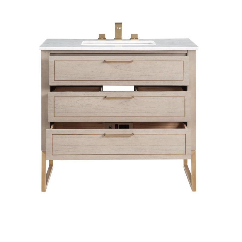 Bemma Markham 36'' Freestanding Single Bathroom Vanity with Vanity Top